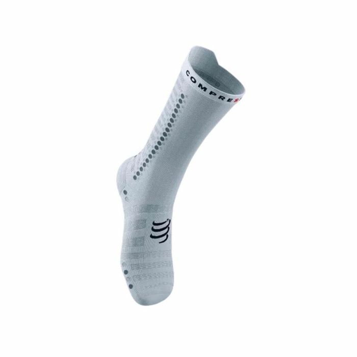 Calcetines Deportivos Compressport Pro Racing Blanco 1