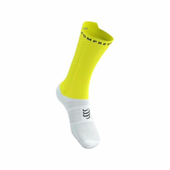 Calcetines Deportivos Compressport Pro Racing Verde limón 2