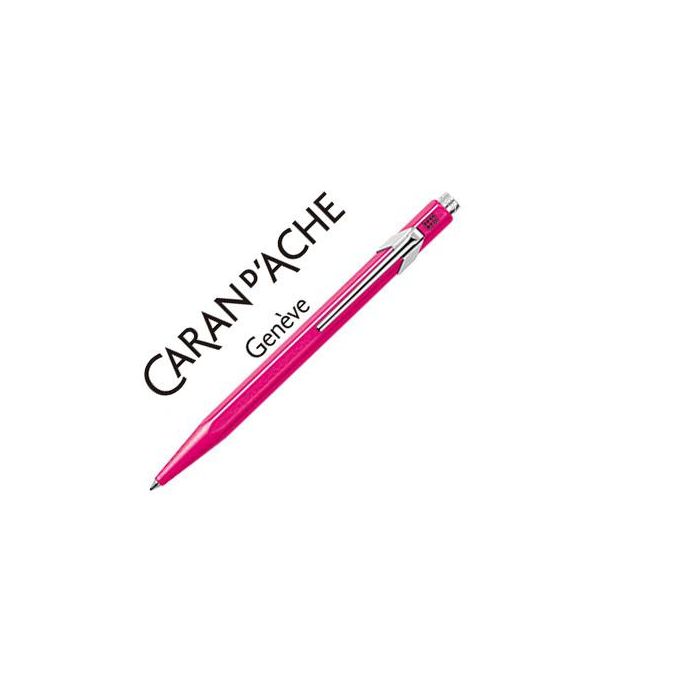 Boligrafo Caran D'Ache 849 Fluo Rosa Punta Media