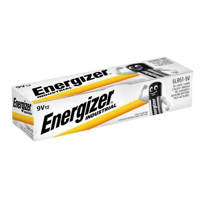 Energizer Pila Industrial 6 Lr61 Alcalinas 9 V Blister-12-