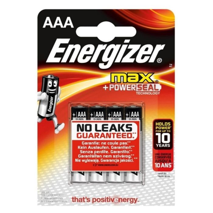 Pilas Energizer Max AAA LR03 (4 pcs)