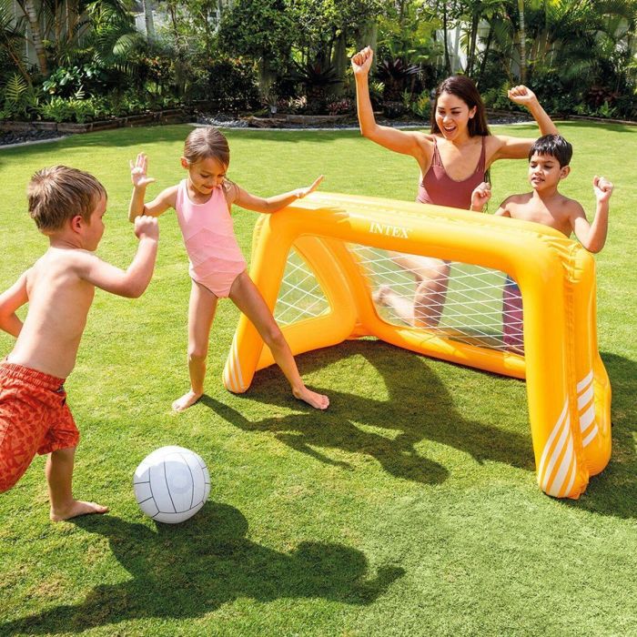 Portería Hinchable Intex Naranja 2 Portería Hinchable Intex Naranja 2