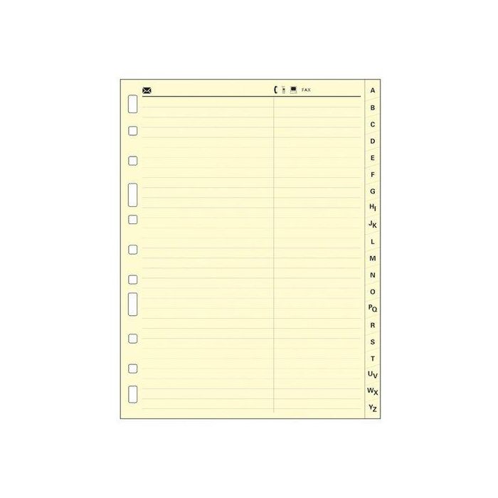 Indice Multifin Cartulina Alfabetico Alfa 3002 4º 20 Pestañas 11 Taladros