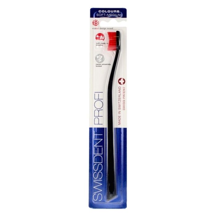Colours classic toothbrush #black&red 1 u