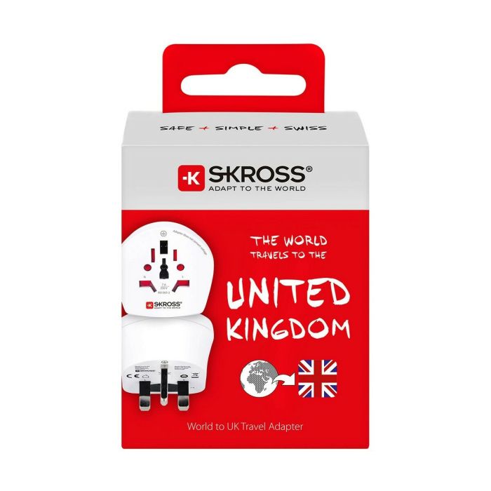 Adaptador de Corriente Skross 1500225-e Internacional Reino Unido 2