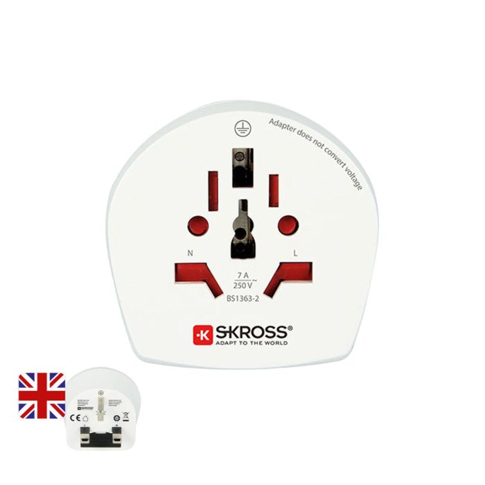 Adaptador de Corriente Skross 1500225-e Internacional Reino Unido 5