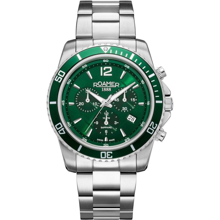 Reloj Hombre Roamer 862837-41-75-20 Verde Plateado