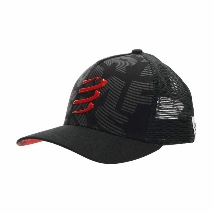 Gorra Unisex Compressport Trucker Negro