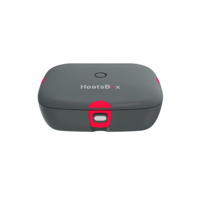 Fiambrera HeatsBox HB-03-102B Negro Rectangular 0,925 l Fiambrera HeatsBox HB-03-102B Negro Rectangular 0,925 l