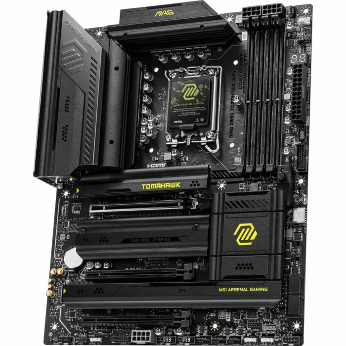 MSI MAG Z890 TOMAHAWK WiFi Placa Base Intel Z890 LGA 1851 (Socket V1) DDR5 ATX con Wi-Fi 7 y 5 Gigabit Ethernet para Intel Core Ultra 3 MSI MAG Z890 TOMAHAWK WiFi Placa Base Intel Z890 LGA 1851 (Socket V1) DDR5 ATX con Wi-Fi 7 y 5 Gigabit Ethernet para Intel Core Ultra 3