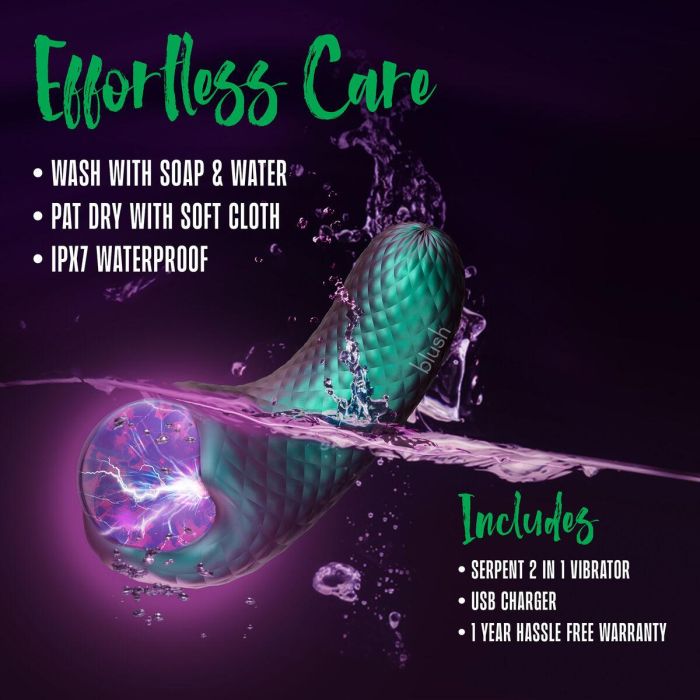 Vibrador anal Blush Temptasia Azul 10 Vibrador anal Blush Temptasia Azul 10