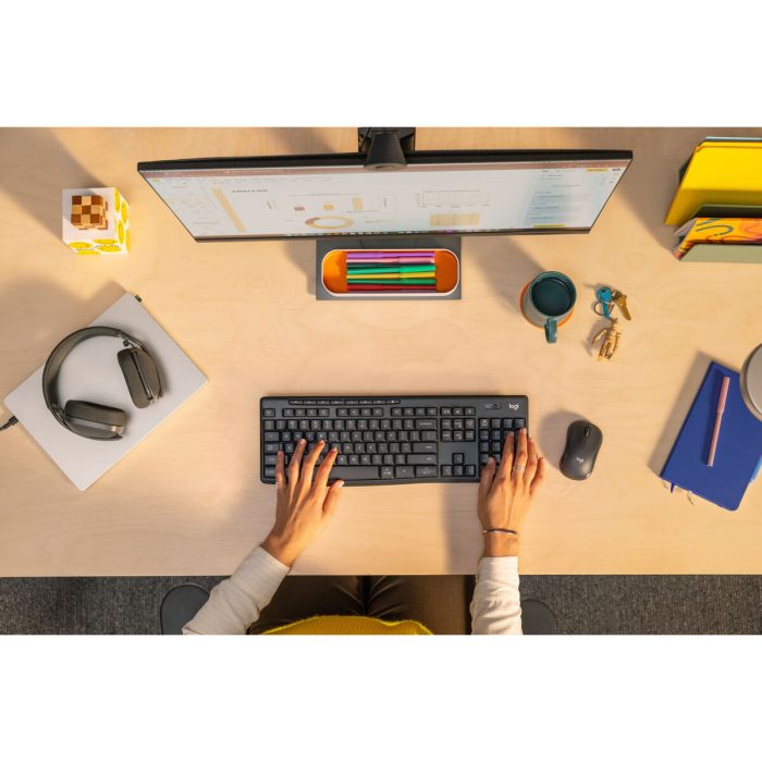 Teclado y Ratón Logitech 920-012077 Gris Grafito Inglés EEUU Qwerty US 5 Teclado y Ratón Logitech 920-012077 Gris Grafito Inglés EEUU Qwerty US 5