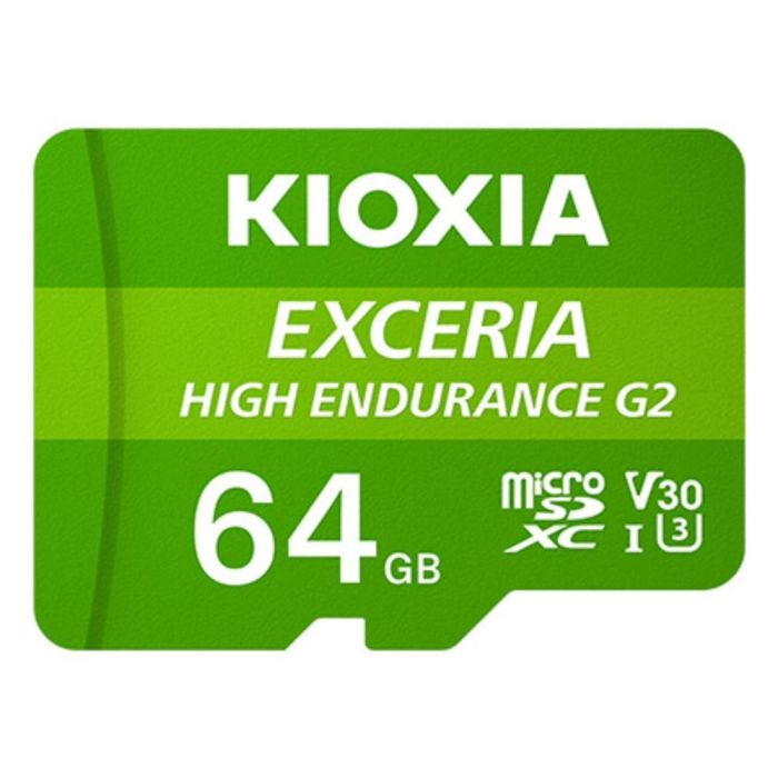 KIOXIA EXCERIA HIGH ENDURANCE G2 64 GB MicroSD UHS-I Clase 10 para Dashcam y Vigilancia