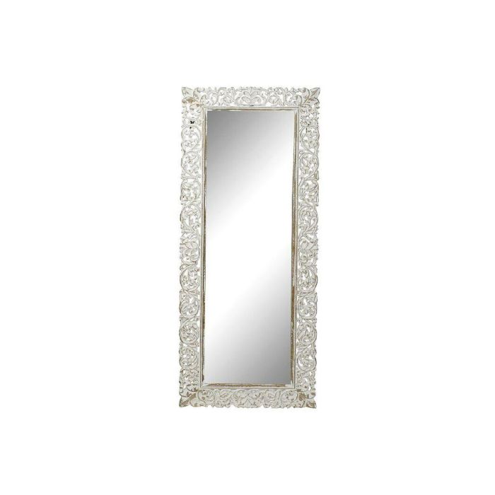 Espejo Indio DKD Home Decor Blanco Rozado 3 x 164 x 66 cm