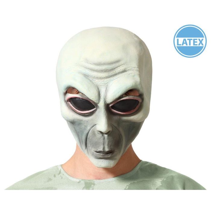 Mascara Halloween Latex Alien Extraterrestre