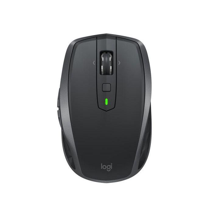 Logitech MX Anywhere 2S Wireless Mobile Mouse, RF Wireless + Bluetooth, Lithium Polymer (LiPo), Graphite 1