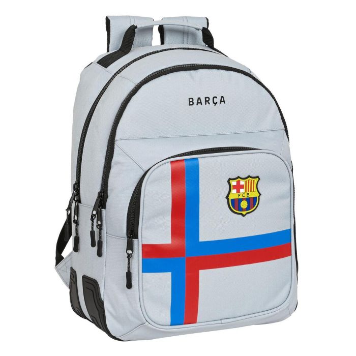 Mochila Escolar F.C. Barcelona Gris (32 x 42 x 15 cm)