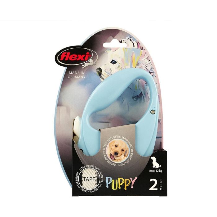 Correa para Perro Flexi Puppy 2 m Azul 1 Correa para Perro Flexi Puppy 2 m Azul 1