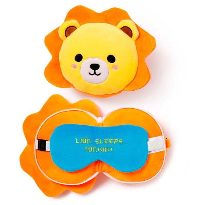 Almohada viaje antifaz Leon Adoramals Relaxeazzz 0 Almohada viaje antifaz Leon Adoramals Relaxeazzz 0