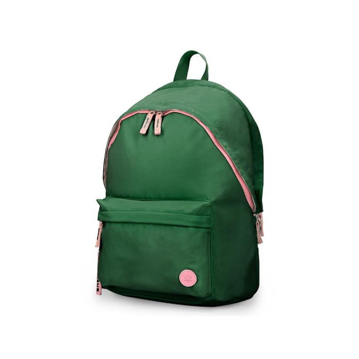 Mochila Antartik Teens 20 L Compartimento Para Portatil Color Verde 420 X 160 X 300 mm 2