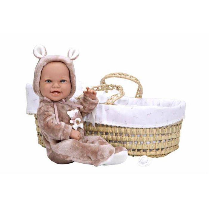 Muñeca elegance 42 cm zoe rosa c/canastilla mimbre (cuerpo vinyl, sexo niña) 3 Muñeca elegance 42 cm zoe rosa c/canastilla mimbre (cuerpo vinyl, sexo niña) 3