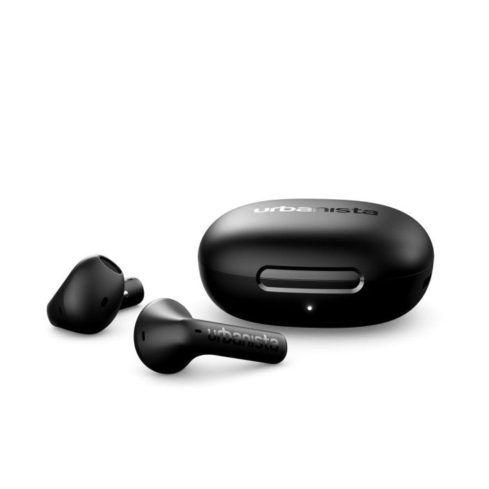 Urbanista Santa Monica Auriculares Inalámbrico Negro con Cancelación de Ruido Adaptativa Bluetooth Multipunto USB-C IPX4 4