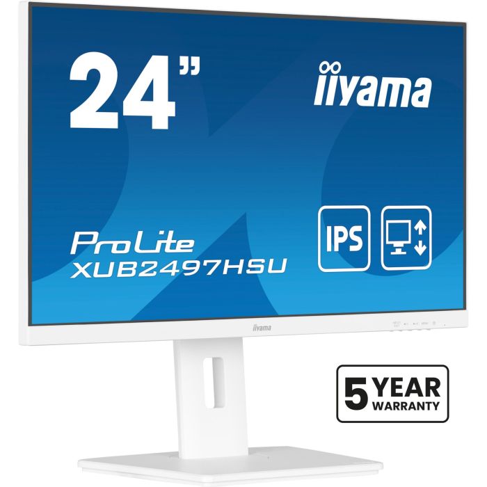 Iiyama ProLite XUB2497HSU-W2 Monitor de 23.8" Full HD IPS 100Hz Blanco 0 Iiyama ProLite XUB2497HSU-W2 Monitor de 23.8" Full HD IPS 100Hz Blanco 0