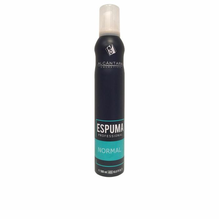 Alcantara Espuma Evolutiva Normal Profesional 300 ml - Producto de Peinado para Fijación Duradera, Volumen y Brillo Radiante en Cabello Rizado