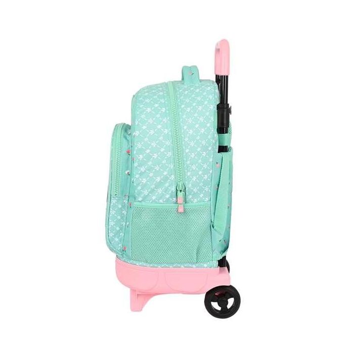 Mochila Escolar con Ruedas Glow Lab Pepa Verde 33 X 45 X 22 cm 2