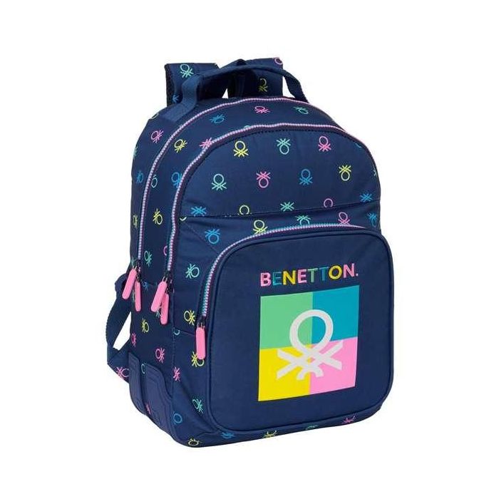 Mochila Doble Adapt.Carro Benetton "Cool" 32X42X15Cm