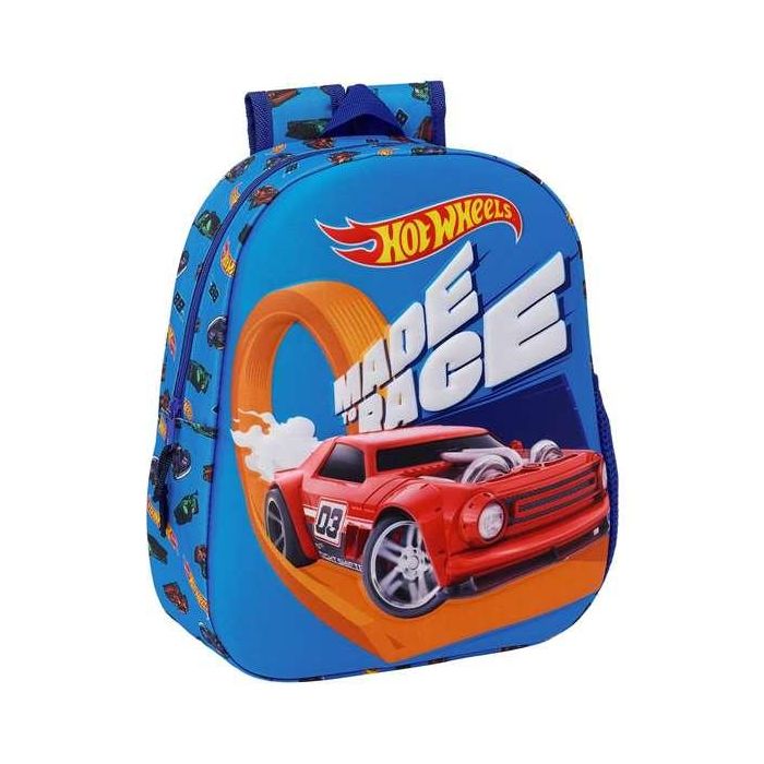 Mochila 3D Hot Wheels 27X33X10Cm 1