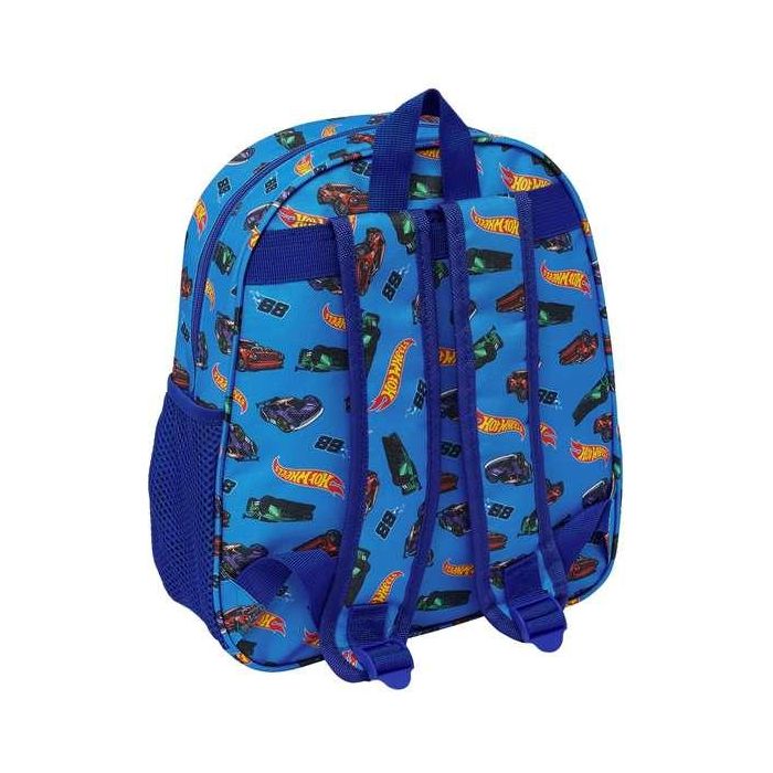 Mochila 3D Hot Wheels 27X33X10Cm 2