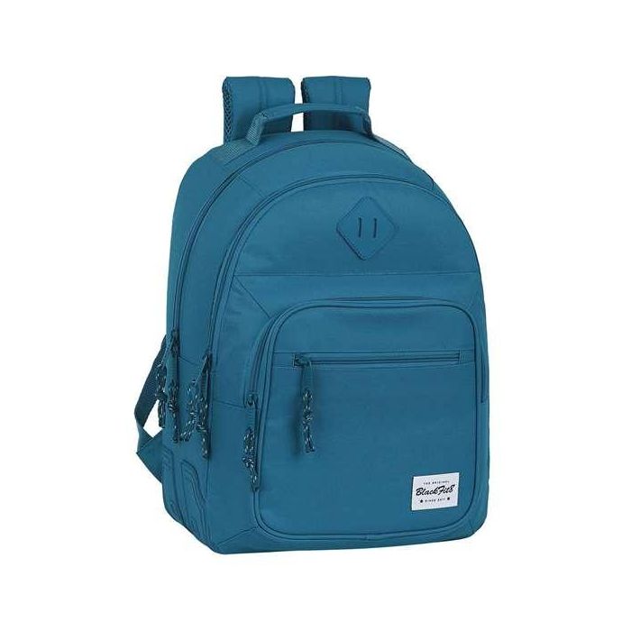 Mochila Escolar BlackFit8 Egeo Azul (32 x 42 x 15 cm)