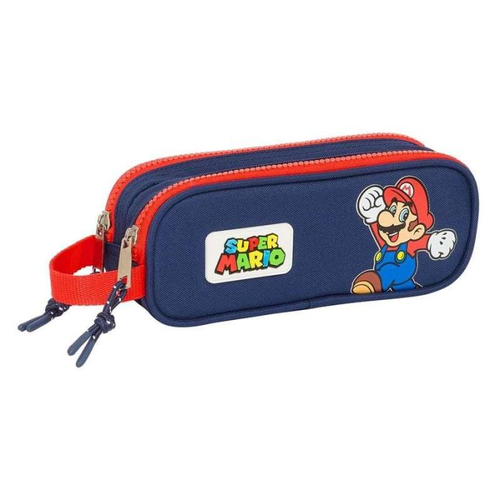 Bolso Escolar Portatodo Safta Doble Super Mario World 80x210x60 mm