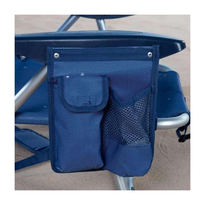 Silla playa aluminio plegable 4 posiciones 51x45x76cm con cojin,bolsillo y asa. 7 Silla playa aluminio plegable 4 posiciones 51x45x76cm con cojin,bolsillo y asa. 7