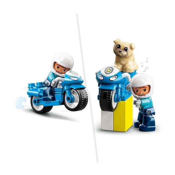 Juego de construccion rescate moto de policia lego duplo 5 Juego de construccion rescate moto de policia lego duplo 5