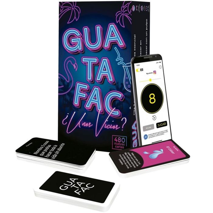 Asmodee Guatafac ¿Unos Vicios? Juego de Mesa para Fiestas con 400 Preguntas Nuevas y Pruebas Atrevidas 1 Asmodee Guatafac ¿Unos Vicios? Juego de Mesa para Fiestas con 400 Preguntas Nuevas y Pruebas Atrevidas 1
