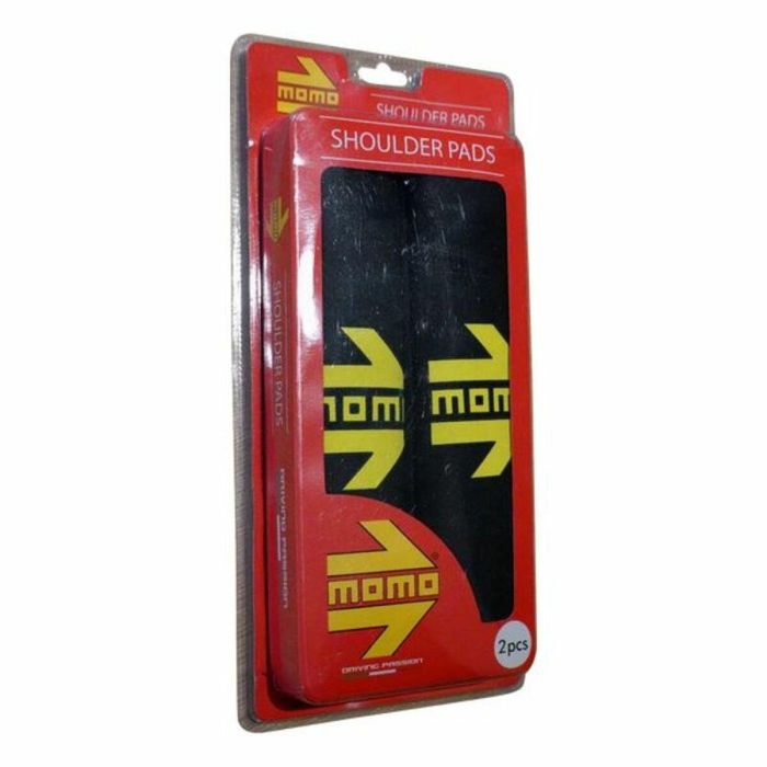 Almohadillas para Cinturón de Seguridad MOMO SHP001B Negro 1 Almohadillas para Cinturón de Seguridad MOMO SHP001B Negro 1