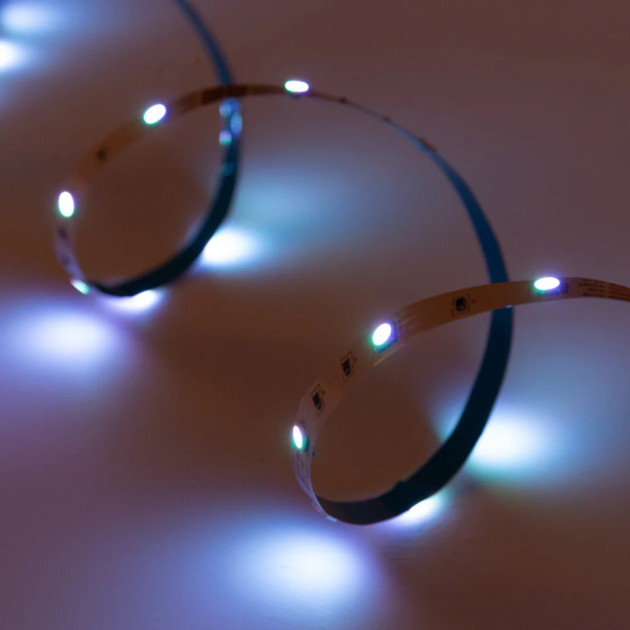 Tira de LEDs RGB IP33 150 LEDs 36W 2100Lm SMD5050 12VDC Flexible Autoadhesiva 5M para Efectos Lumínicos y Ambientación PL-219011-RGB-IP33