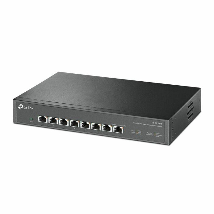 Tp-Link TL-SX1008 Switch 10G de Sobremesa/Montado en Rack 8 Puertos 100Mbps/1G/2.5G/5G/10Gbps, Auto-Negociación, 160Gbps Capacidad de Conmutación 3 Tp-Link TL-SX1008 Switch 10G de Sobremesa/Montado en Rack 8 Puertos 100Mbps/1G/2.5G/5G/10Gbps, Auto-Negociación, 160Gbps Capacidad de Conmutación 3