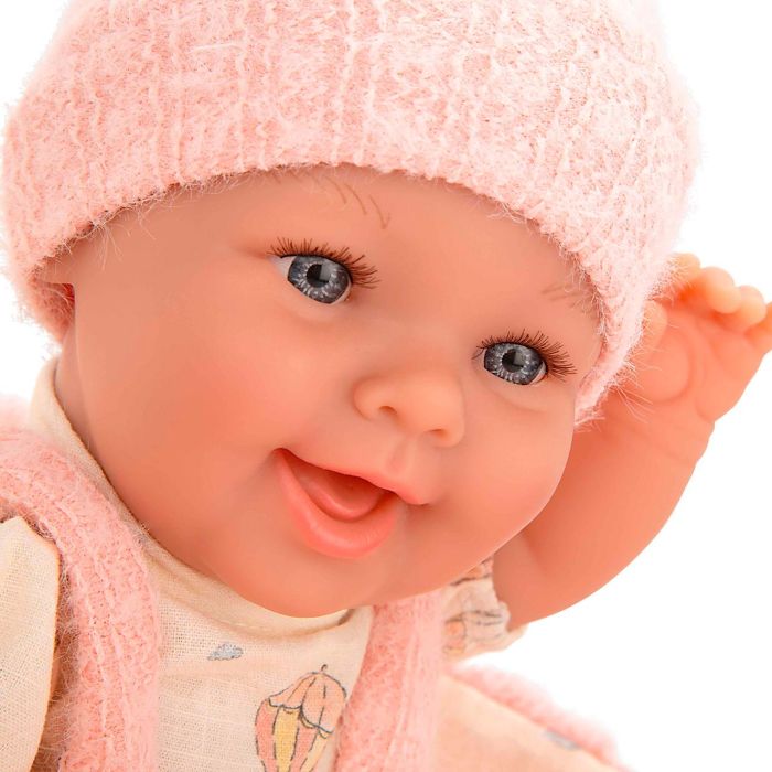 Muñecas Arias Muñeca Elegance Gadi Rosa de 33 cm con Capazo y Bolsa, Cuerpo de Vinilo, Juguete para Niñas +3 Años 3 Muñecas Arias Muñeca Elegance Gadi Rosa de 33 cm con Capazo y Bolsa, Cuerpo de Vinilo, Juguete para Niñas +3 Años 3