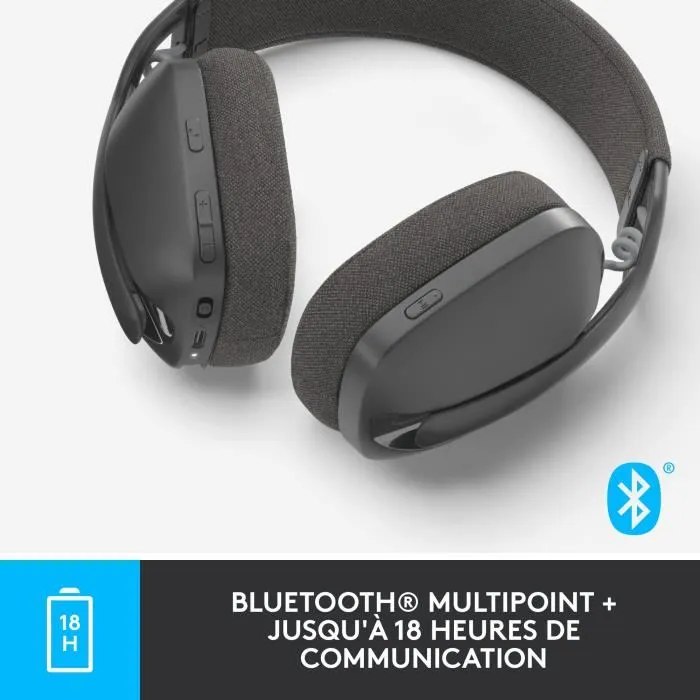 Logitech Auriculares Headset Zone Vibe 100 Inalámbrico Llamadas/Música Grafito 5