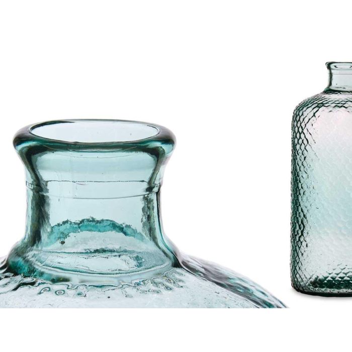 Botella Decorativa Vidrio Primavera Hammered 8L Giftdecor 19X42CM 2 Botella Decorativa Vidrio Primavera Hammered 8L Giftdecor 19X42CM 2