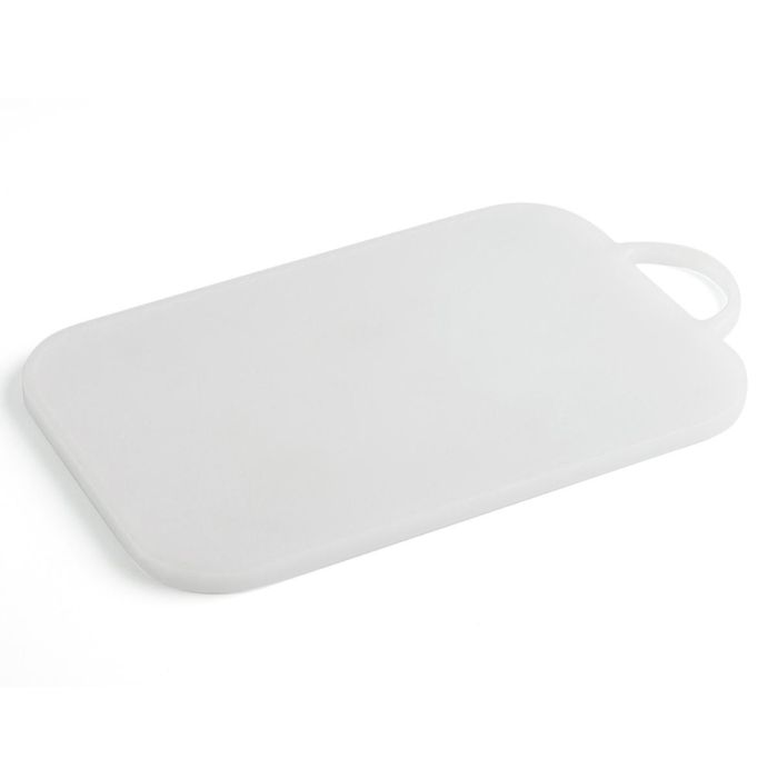 Quid Tabla de Corte Renova de Polipropileno Higiénica, Libre de BPA y Apto Lavavajillas, Blanca 27x19x0,5 cm