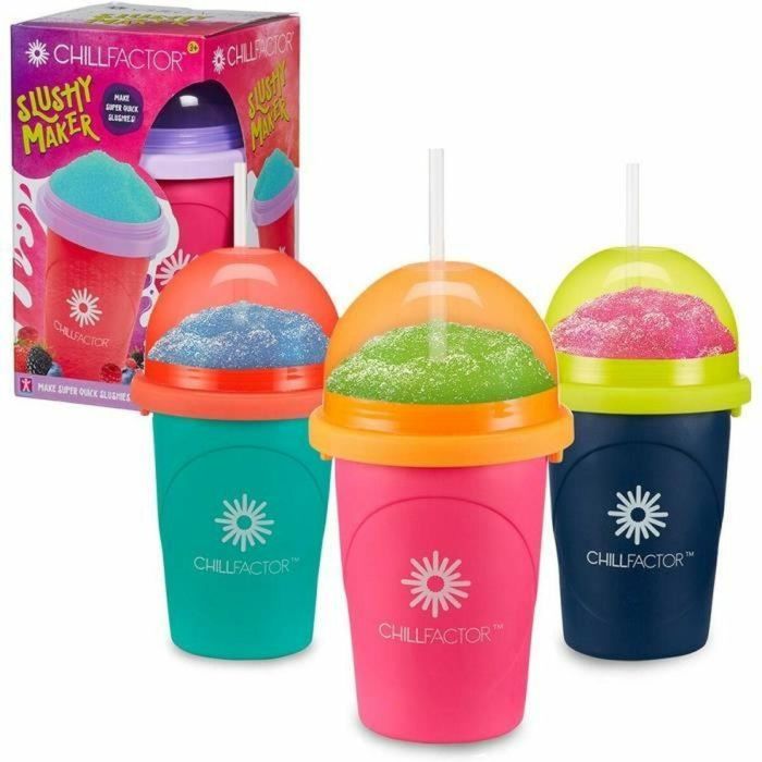 Chillfactor Taza de Granizado BAN3701405815172 Color Aleatorio Azul Rosa O Verde Suministrada Con Pajita 0 Chillfactor Taza de Granizado BAN3701405815172 Color Aleatorio Azul Rosa O Verde Suministrada Con Pajita 0