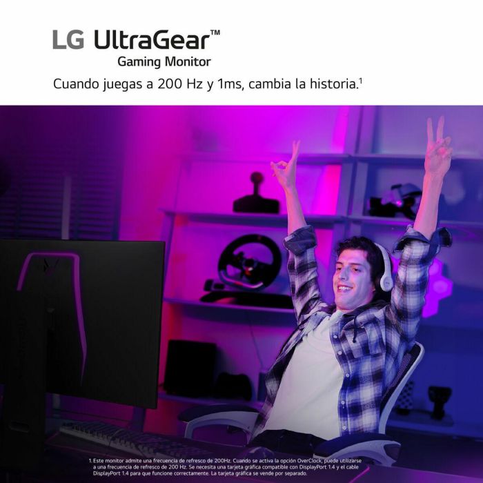 LG UltraGear™ de 27 pulgadas Monitor Gaming QHD de 200Hz | 1ms de tiempo de respuesta, Compatible con G-SYNC®, FreeSync™ 40 LG UltraGear™ de 27 pulgadas Monitor Gaming QHD de 200Hz | 1ms de tiempo de respuesta, Compatible con G-SYNC®, FreeSync™ 40
