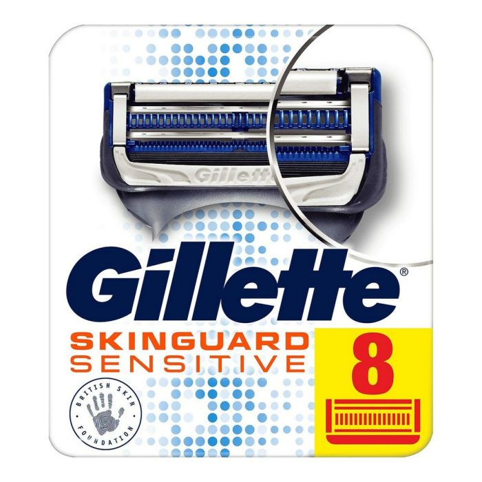 Recambios para Cuchilla de Afeitar Gillette Skinguard Sensitive 8 Unidades