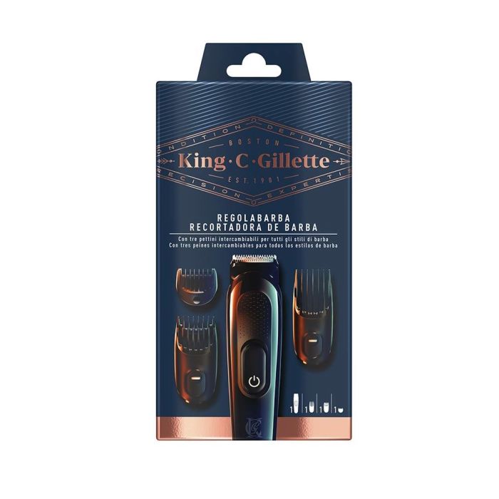 Gillette King beard trimmer + 3 combs
