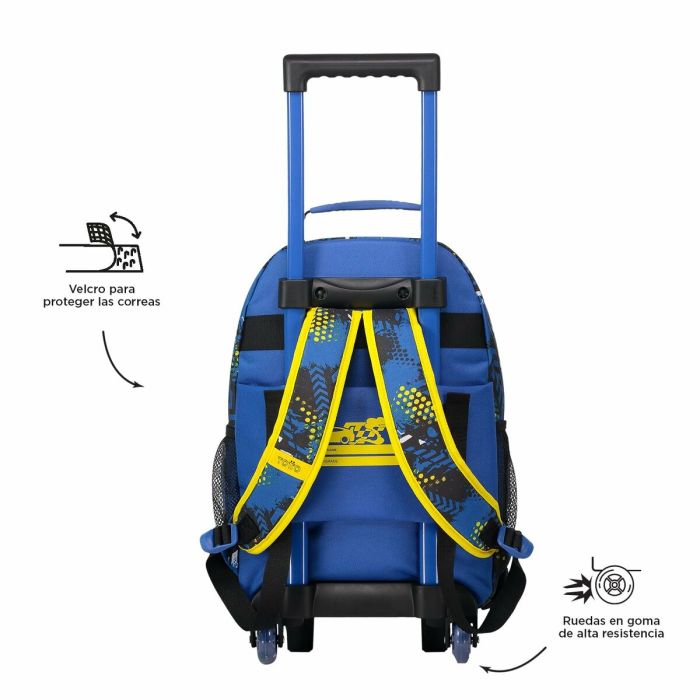 Mochila Escolar con Ruedas Totto MJ03VLC005-2310-6J7M Azul 2