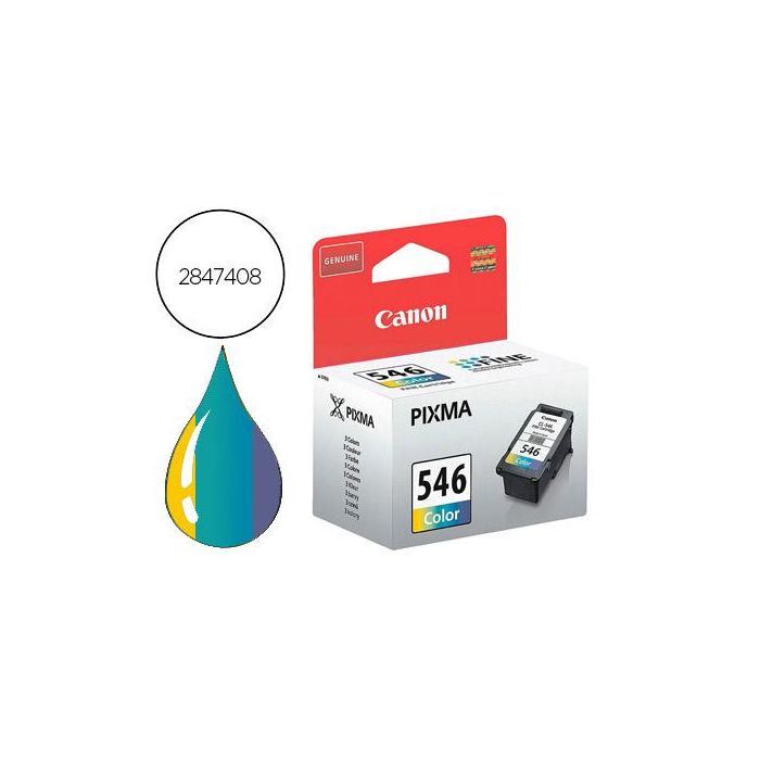 Canon Tinta Tricolor Pixma Mg2450 - Mg2550 - Cl 546